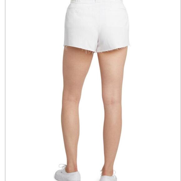 Dickies Girl Juniors' High Rise Fray white shorts size 7 28 waist - Picture 3 of 10